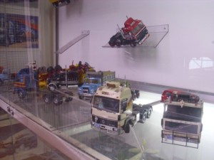 Technické muzeum Sinsheim - plastové modely tahačů